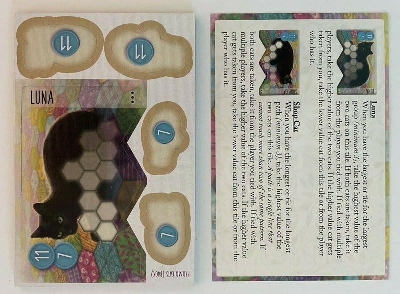 AEG Games Calico Board Game Kickstarter Exclusive Promo Cats - Image 2