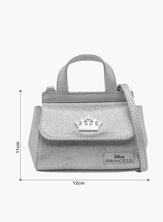 Disney Embellished Crossbody Bag with Flap Closure