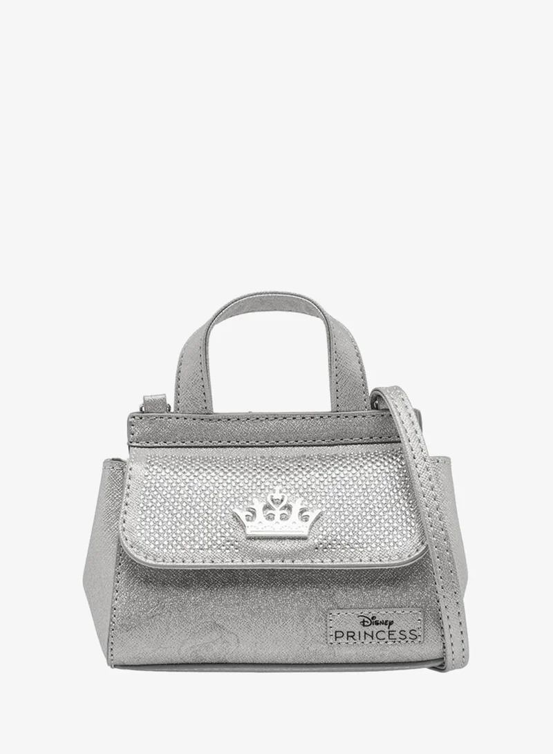 ديزني Embellished Crossbody Bag with Flap Closure