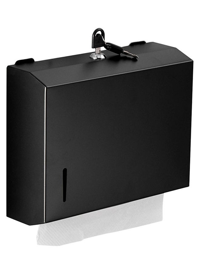 Generic - Paper Towel Dispenser Black 27.3x8.7x21.5cm - Image 1