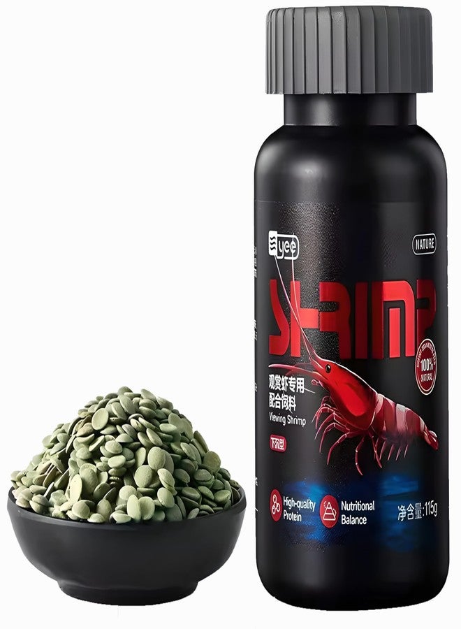 MorexLab Shrimp Food 4.05 oz - High Protein Discs with Spirulina, Probiotics, and Calcium for Neocaridina, Caridina, Crystal Shrimp & Aquatic Invertebrates - Molting Support - Image 1