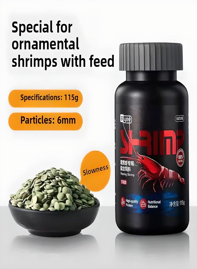 MorexLab Shrimp Food 4.05 oz - High Protein Discs with Spirulina, Probiotics, and Calcium for Neocaridina, Caridina, Crystal Shrimp & Aquatic Invertebrates - Molting Support - Image 2