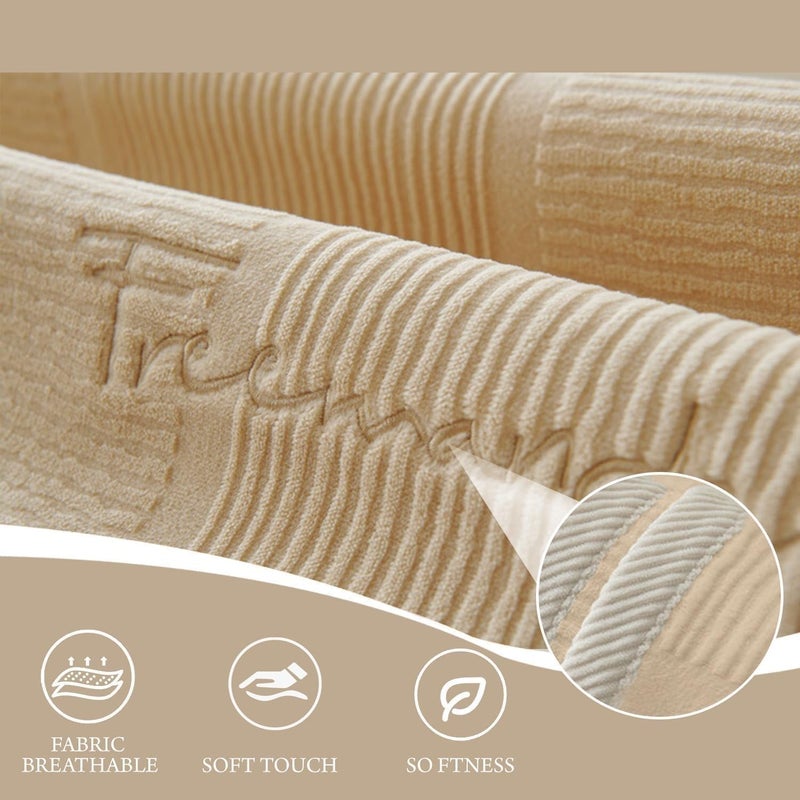 LINGKY غطاء أريكة لينيكي بلون الكاكي لأرائك 1/2/3/4 مقاعد - Image 4