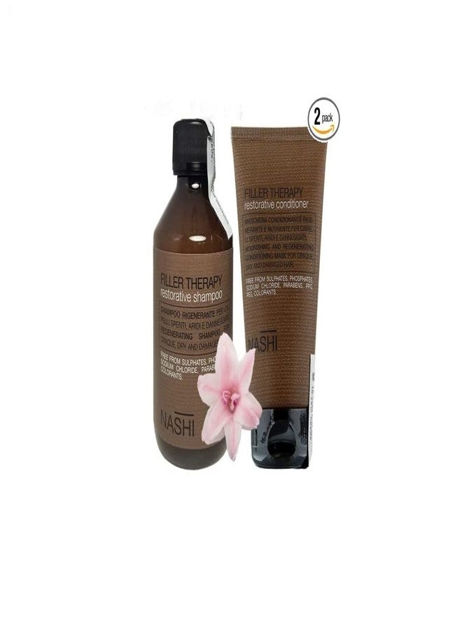 Nashi Argan Filler Therapy Shampoo and Conditioner, (2 count)