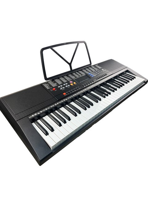 YONGMEI 61-Key Digital Electric Piano Keyboard & Sheet Music Stand - Portable Electronic Keyboard for Beginners Kids & Adults YM-598