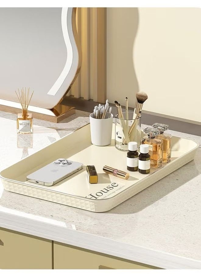 بيوينتي تقديم صينية بلاستيك لتقديم الطعام 3 قطع صينية قابلة لإعادة الاستخدام لكوب وجبة خضروات وجبة خفيفة فواكه كوكيز مقبلات حفلة الحلوى الحلوى في المطبخ أو منظمة المخزن - Image 4