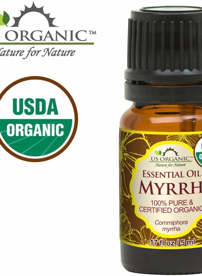 US Organic 100% Genuine Myrrh Essential Oil - Sourced from The Horn of Africa, USDA Certified Organic, Extracted by Hydro-Distillation (Myrrh, 5 ml)  - Image 2