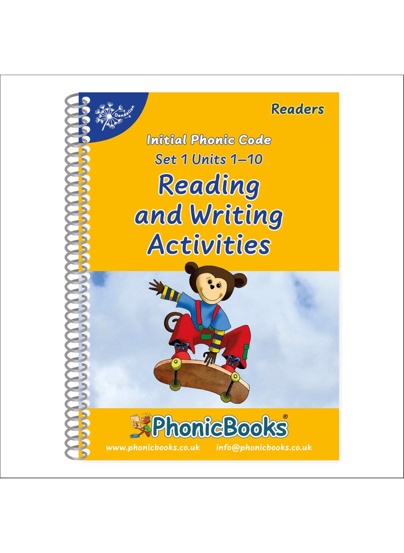 Phonic Books Dandelion Readers Reading and Writing Activities Set 1 Units 1-10 
