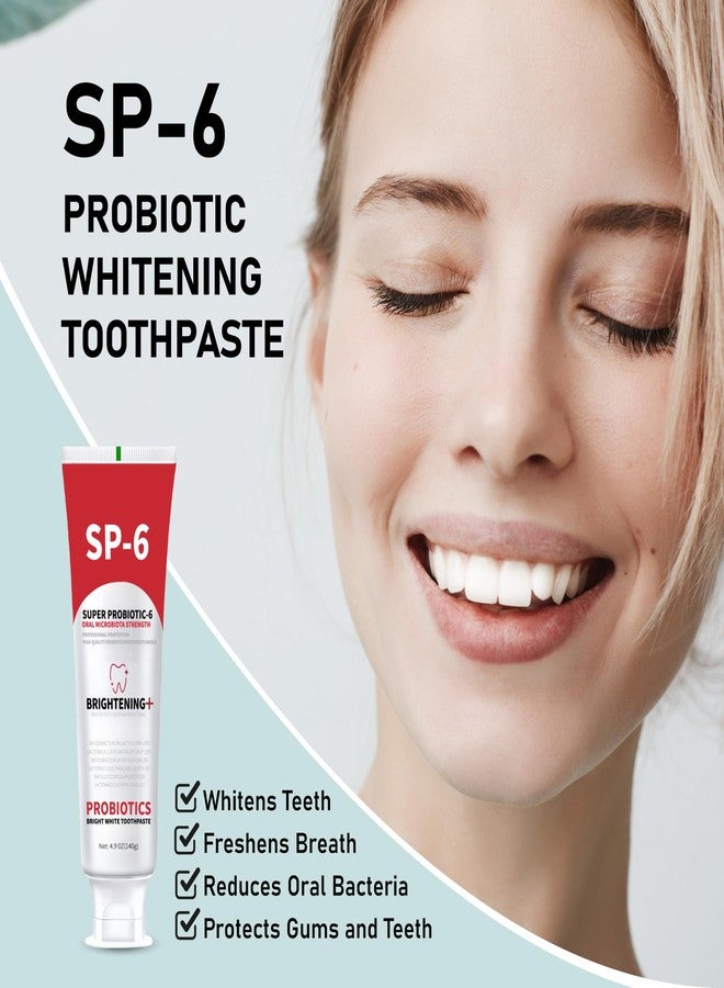 EpixCare Sp-6 Probiotics Whitening & Brightening Toothpaste - Sp6 Ultra Tooth Paste Enhanced Super Probiotic Formula Deep Cleaning Fresh Breath Dental Gum Health Oral Microbiota Strength Enamel Care (2-Pack) - Image 2