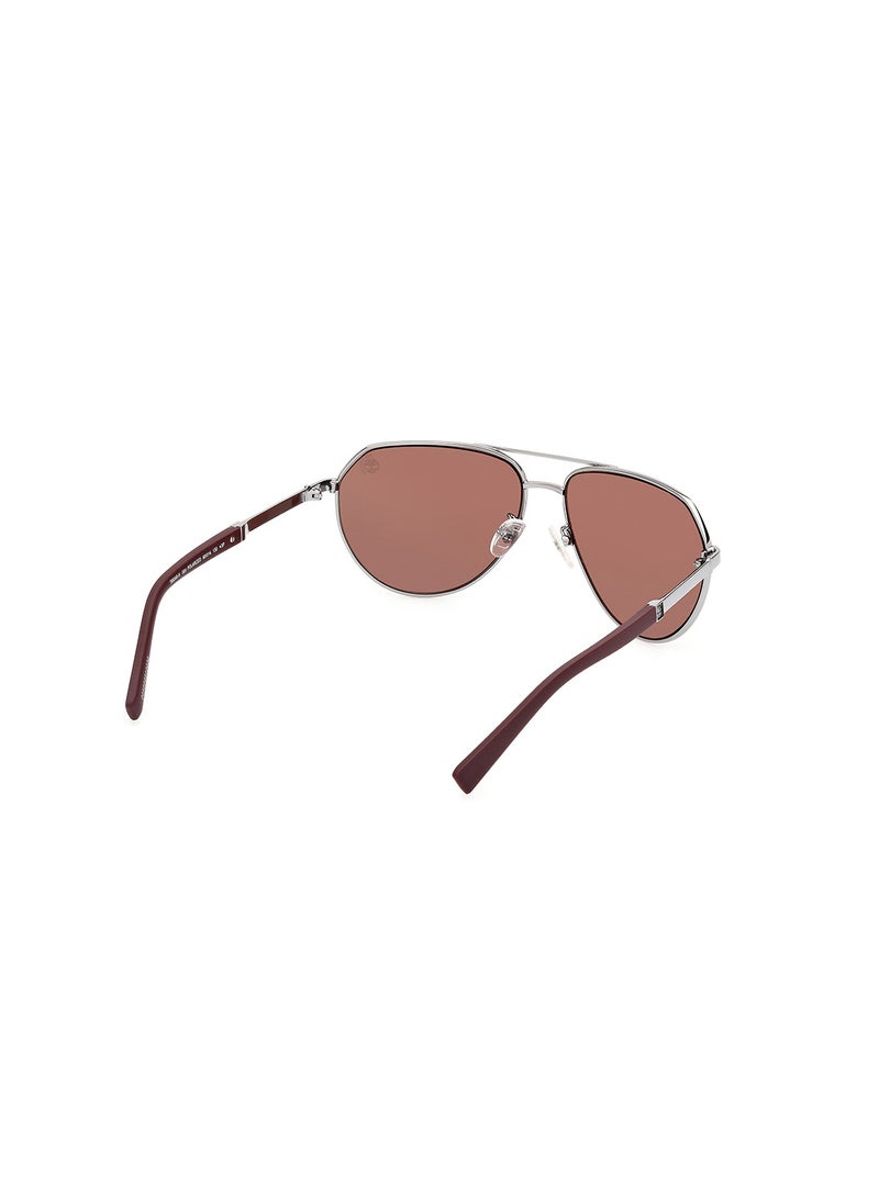 Timberland نظارة شمسية بايلوت مستقطبة للرجال - TB9340-H08H60 - مقاس العدسة: 60 مم - Image 5