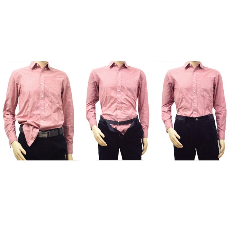 Adjustable Unisex Shirt Stay Belt Non- Anti-crease Belts for Formal Wear Professional Attire (2.5cm Plug Buckle) - Image 2
