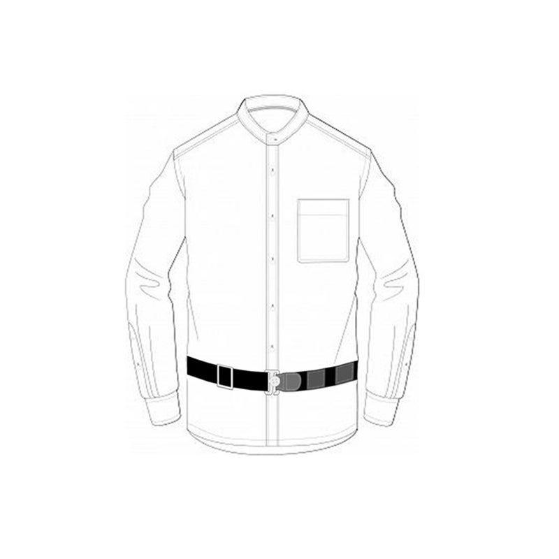 Adjustable Unisex Shirt Stay Belt Non- Anti-crease Belts for Formal Wear Professional Attire (2.5cm Plug Buckle) - Image 4