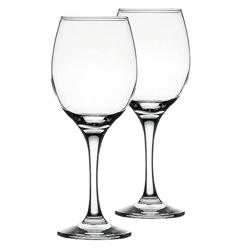 MADCUBE Crystal Wine Glass Red Wine White Wine Glass Crystal Clear Lead Free Wine Glass Perfect for Home Restaurants and Bars 310 ml - Image 1