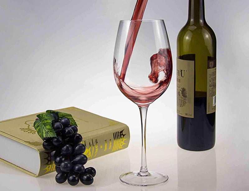 MADCUBE Crystal Wine Glass Red Wine White Wine Glass Crystal Clear Lead Free Wine Glass Perfect for Home Restaurants and Bars 310 ml - Image 5