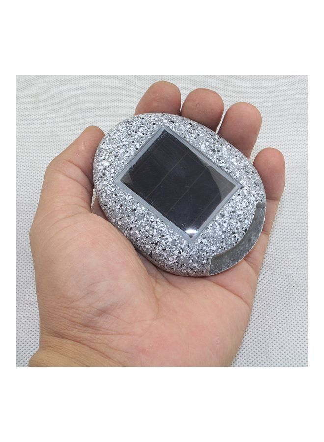 NIBEMINENT 6-Piece Solar Powered Pathway LED Lamp Grey 18.5x8.5x10centimeter - Image 4