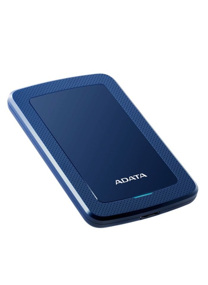 ADATA - HV300 1TB External HDD Slim Hard Drive | Compatible with PS5 XBOX for Superfast Gaming Fast Data Transfer | Blue - Image 1