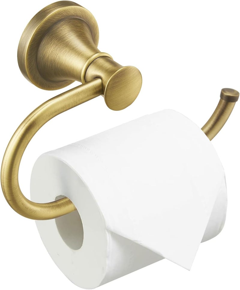 BESy Antique Brass Toilet Tissue Paper Holder Bathroom Accessories Toilet roll Paper Hanger, SUS304 Stainless Steel,Wall Mounted, Rustproof - Image 1