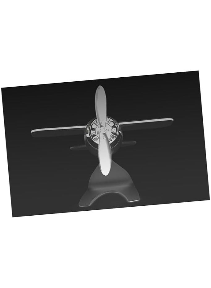 معطرات هواء السيارة الحلي الشمسية طائرة سيارة الناشر العطر الروائح الناشر مكتب الحلي للسيارة مكتب المنزل - Image 3