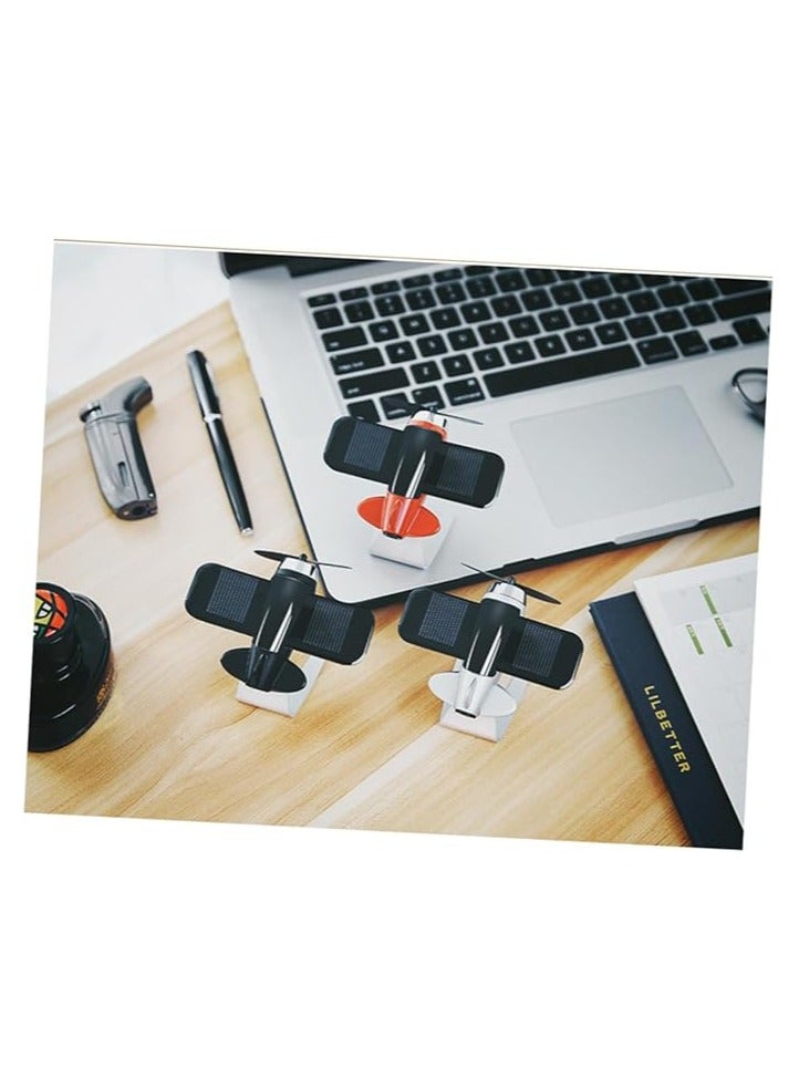 معطرات هواء السيارة الحلي الشمسية طائرة سيارة الناشر العطر الروائح الناشر مكتب الحلي للسيارة مكتب المنزل - Image 2