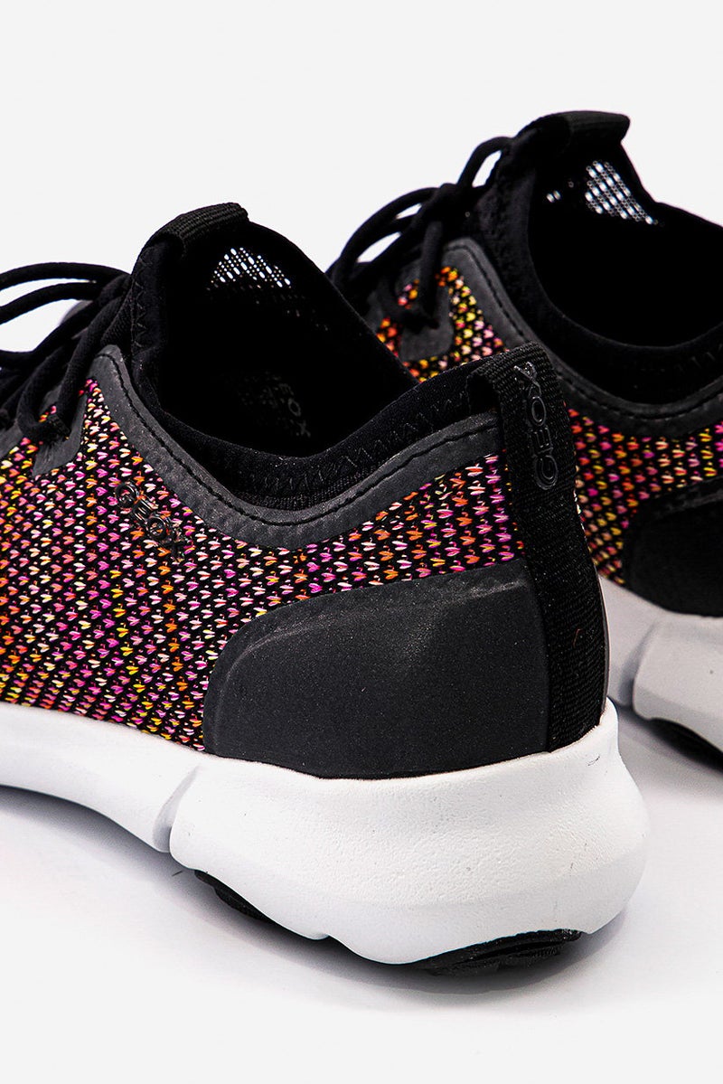 GEOX Women Lace Up Nebula Running Shoes, Multicolor - Image 4