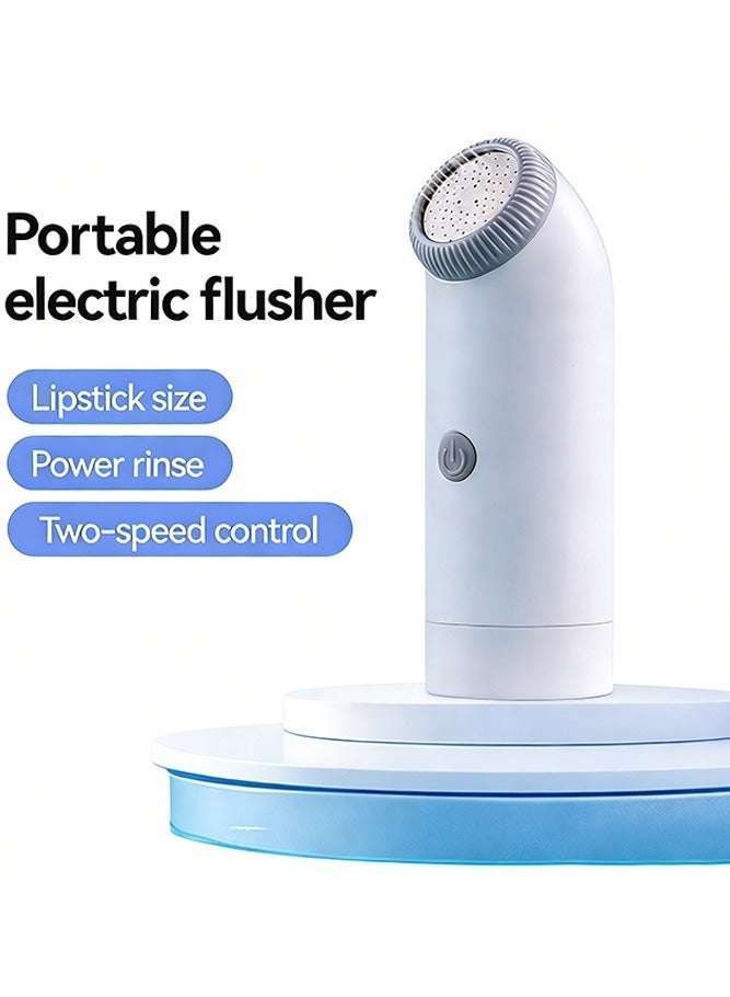 Anawnas Portable Electric Travel Bidet Sprayer, Rechargeable Handheld Mini Shattaf, 2 Spray Modes Adjustable Pressure Waterproof USB-C Charging for Camping Desert Safari Planes Trains Personal Hygiene Women Postpartum (White) - Image 4