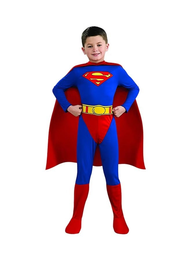 MAKS & CO. Superman Costume for Kids Party Superhero Dress-Up Theme Party Roleplay Costume - Image 1