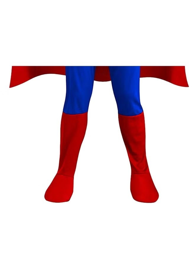 MAKS & CO. Superman Costume for Kids Party Superhero Dress-Up Theme Party Roleplay Costume - Image 3