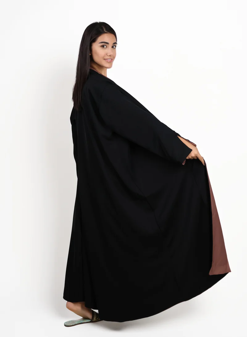JAMEELA  Reversible Two-Tone Abaya for Women | Best Price UAE