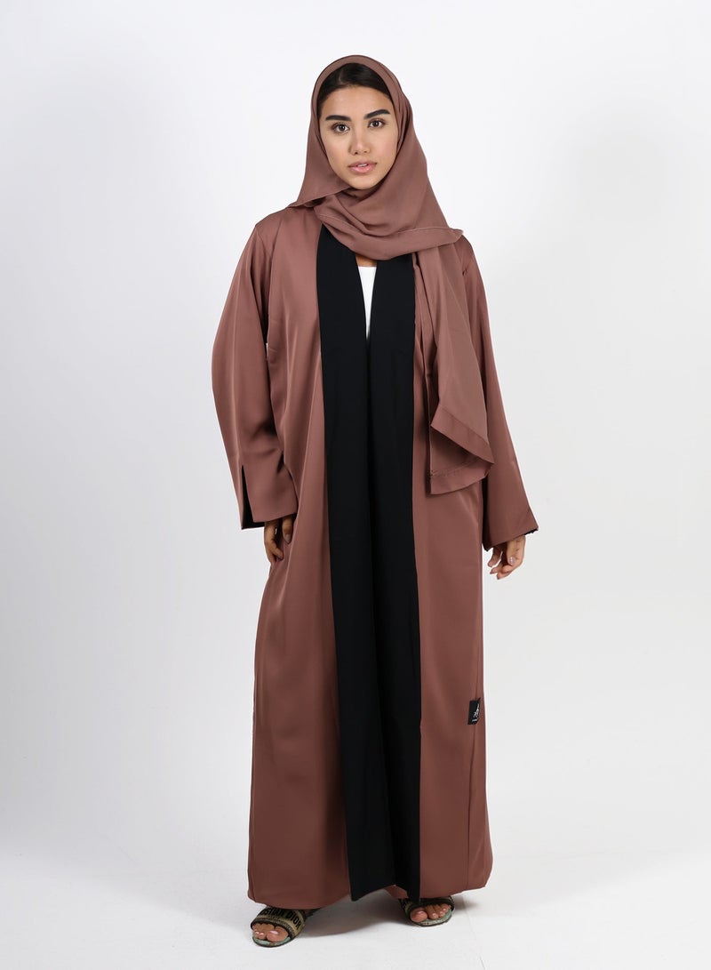 جميلة عباية ثنائية اللون قابلة للعكس - Image 1