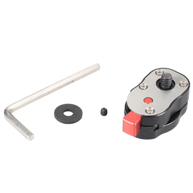Quick Release Plate: Aluminum & Steel Construction - Security Locking System Quick Release Accessory for FPV Monitor Magic Arm Action Camera - Image 1