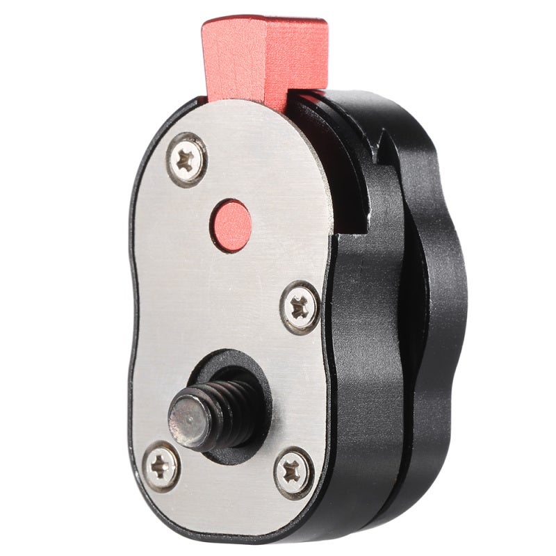 Quick Release Plate: Aluminum & Steel Construction - Security Locking System Quick Release Accessory for FPV Monitor Magic Arm Action Camera - Image 4
