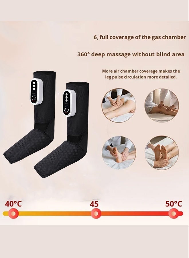 BONITO Electric Leg Massager, Leg Compression Massager Device,  Calf Massager for Circulation and Pain Relief, 3 Modes 3 Intensities, Adjustable Fit, Easy to Use, Muscle Relaxation, Gifts for Men Women - Image 3