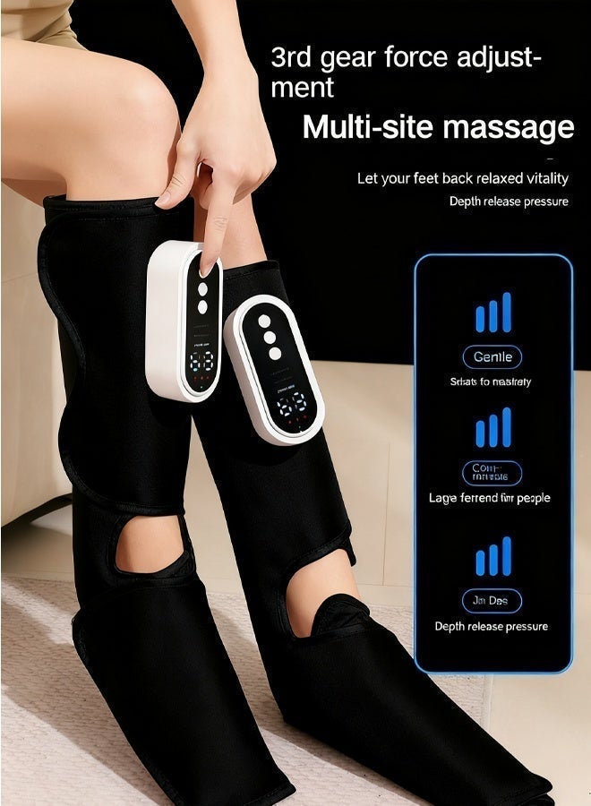 BONITO Electric Leg Massager, Leg Compression Massager Device,  Calf Massager for Circulation and Pain Relief, 3 Modes 3 Intensities, Adjustable Fit, Easy to Use, Muscle Relaxation, Gifts for Men Women - Image 2