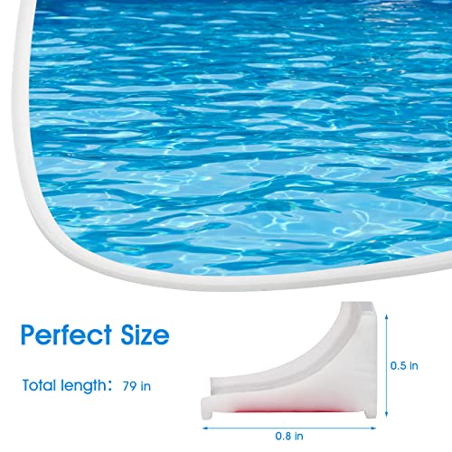 Windspeed 79 Inch Shower Threshold Water Dam Shower Barrier, Windspeed Shower Dam Water Stopper Self-Adhesive Shower Dam for Dry and Wet Separation Water Blocking Strip for Bathtub, Countertop, Bathroom - Image 2