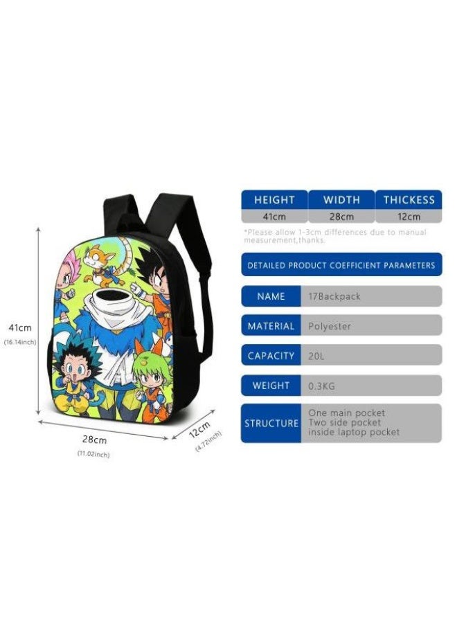Cartoon style universal three-piece schoolbag - 636 - Image 3