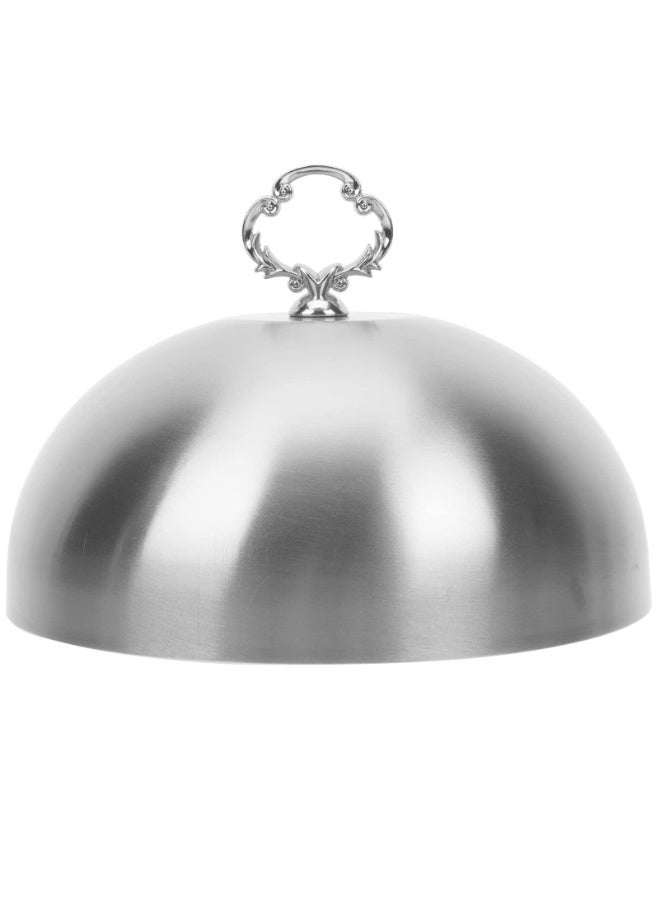 Stainless Steel Food Dome Cover, 20 cm - for Cheese Melting, Steak, Cake, and Basting - Image 1