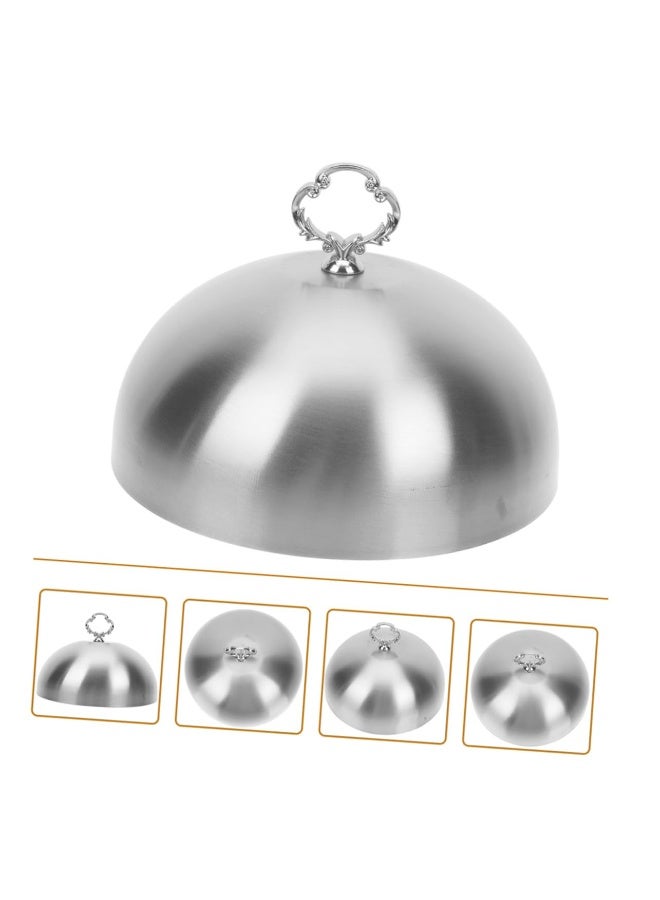 Stainless Steel Food Dome Cover, 20 cm - for Cheese Melting, Steak, Cake, and Basting - Image 5