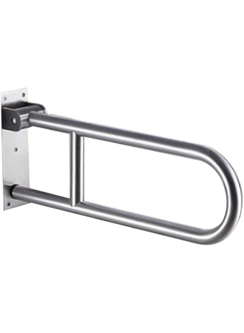 Flip Up Grab Bars Handicap Rails Toilet Safety Rails Stainless Steel Grab Bar for Bathroom Toilet Handles for Elderly Handicapped Accessories Toilet Rails Bathroom Safety Grab Bars - Image 1