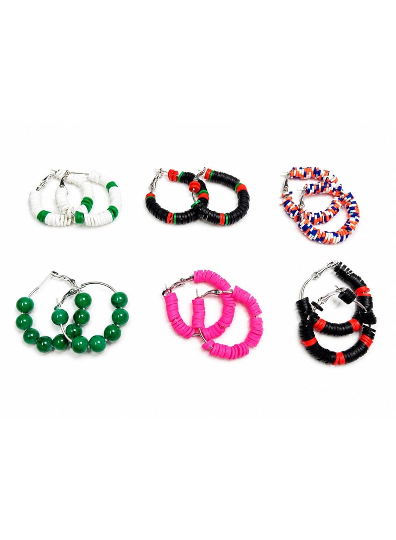6 luxury girls earrings - Image 1
