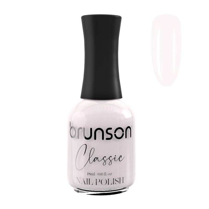 brunson Classic Nail Polish 4 in 1 Solar Gel Effect Fast Air Dry Nail Colors with Nail Hardener Long Lasting Chip Resistant Vegan Organic Hema Free Colors for Manicure Pedicure