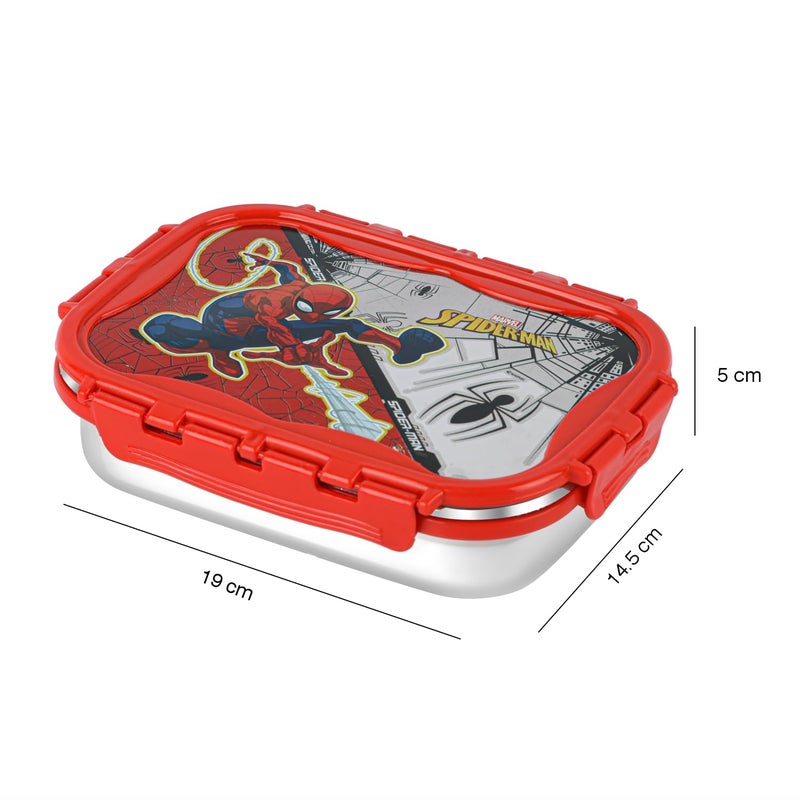 Cello CELLO Click It Toons Medium | 100% Food Grade | Leak Proof & Break Resistant | 2 Containers Lunch Box, 915 ml, Red  - Image 5