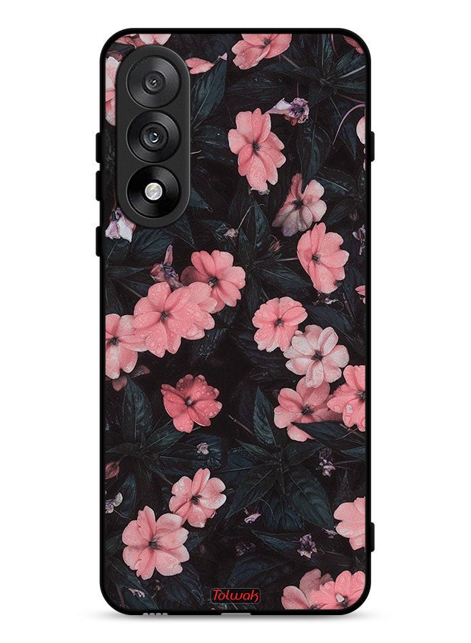 Tolwak OnePlus Nord 5 Protective Case Cover Peach Small Roses - Image 1