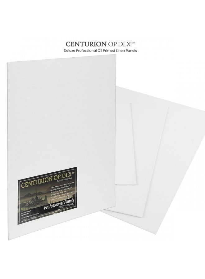 Centurion Deluxe Professional Oil Primed Linen Canvas Panels - 8x10-6 Pack of Linen Canvases for Painting, Artwork and More - Image 5