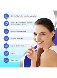 Bastion Retainer Cleaner & Denture Cleanser - 30 Effervescent Tablets - 1 Month Supply - Removes Stains, Discoloration, Odors, & Plaque - Clear Aligners, Mouth & Night Guard, All Dental/Oral Appliances  - Image 2
