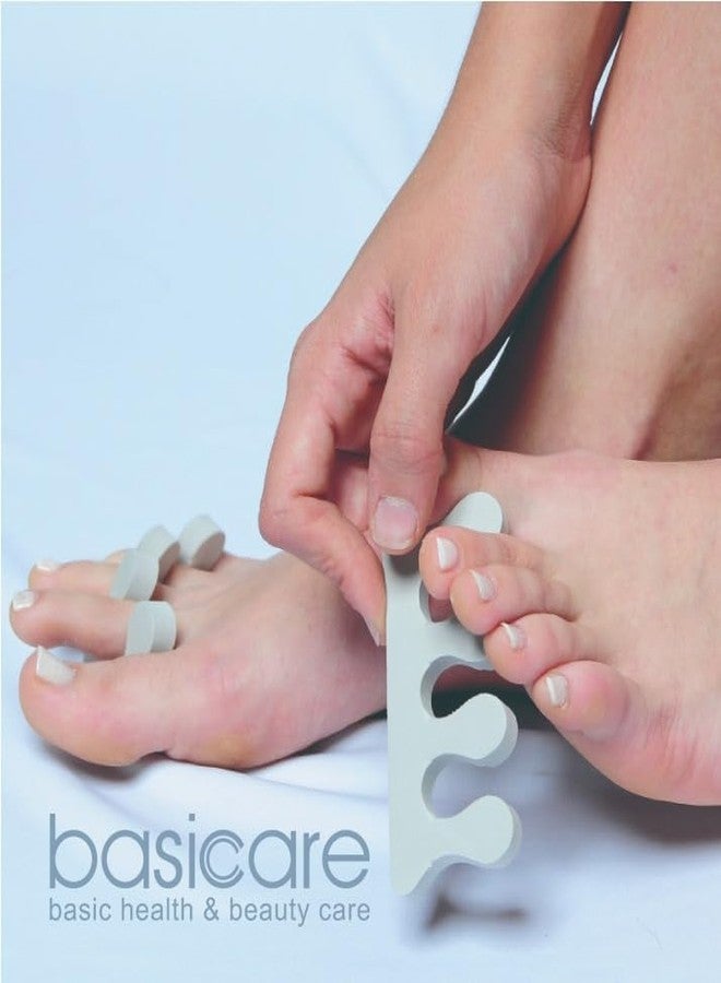 Basicare ComfortFit Toe Separator Set - Pack of 2 for Enhanced Foot Relief, Premium Silicone Design for Gentle Toe Alignment, Alleviates Discomfort, Portable and Hygienic Solution for All-Day Comfort - Image 3