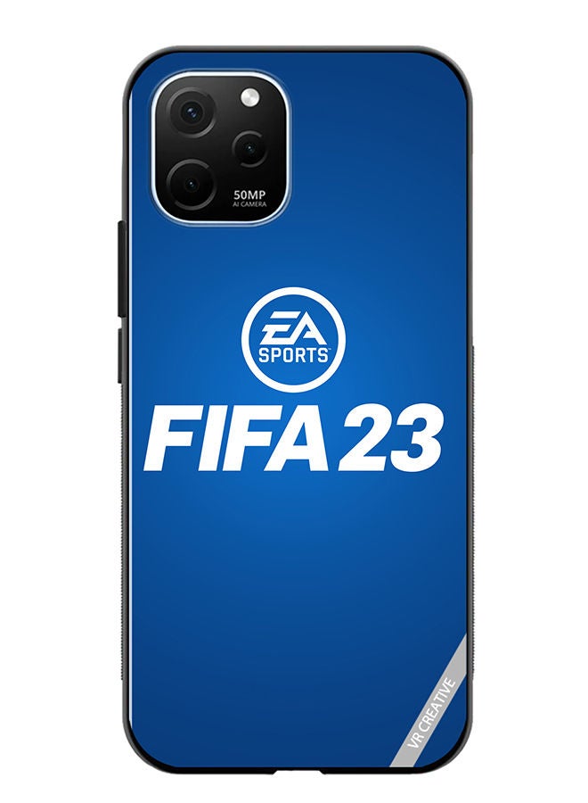 VR CREATIVE Protective Case Cover For Huawei Enjoy 50z Fifa 23 Blue Ea Design Multicolour - Image 1