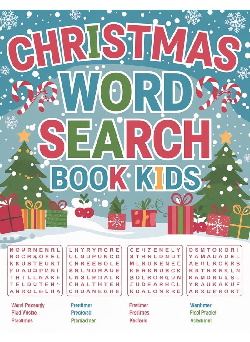 Christmas Word Search for Kids: Large Print Word Search Book for Kids, Children Word Search Activity Book  - Image 1