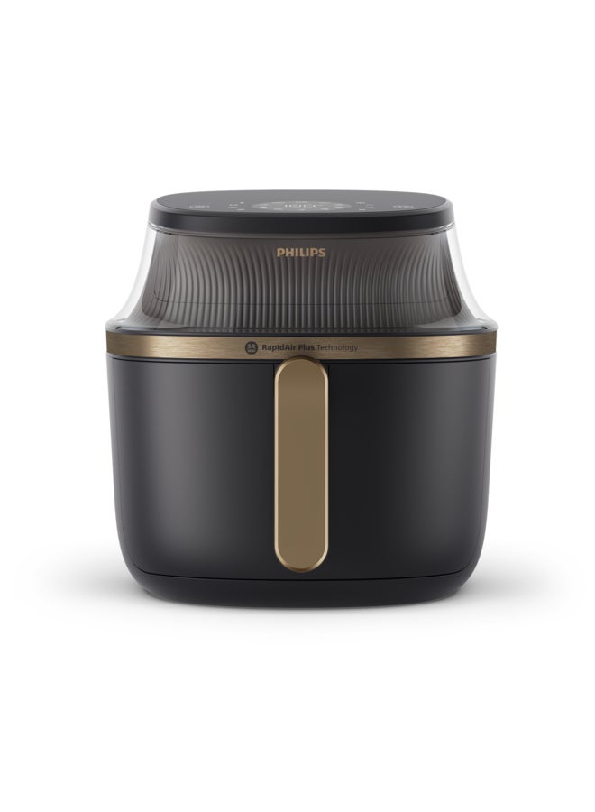 Philips Airfryer L - See-through Cooking Window, 16 Cooking Functions, Touchscreen, RapidAir Plus Technology, 4.2 L 1400 W NA322/00 Black - Image 2