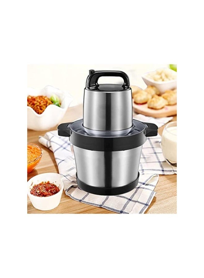 Tradeo 8L Electric Food Chopper - 6000W High Power Stainless Steel Meat Grinder & Processor - Image 2