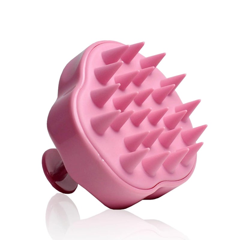 Rizos Curls Scalp Massage Brush Remove Buildup Stimulate Scalp Supporting Hair Health  Growth Remove Dandruff Soothing Scalp Comfortable Hold Pink